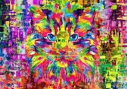 Puzzle Gatto Sorprendente 1000 pezzi