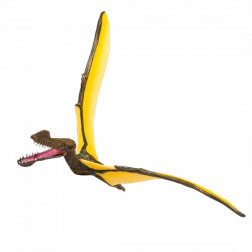 Figura del pterosauro preistorico Tropeognathus MOJO – medio
