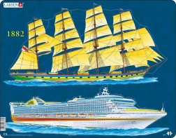 Puzzle LARSEN Navi - passato e presente, 20 pezzi