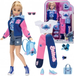 Disney ILY 4Ever bambola alla moda ispirata a STITCH, 30 cm con set di accessori