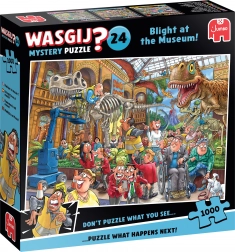 Puzzle JUMBO WASGIJ Mystery 24: Muffa al museo 1000 pezzi