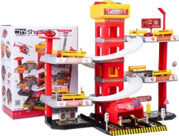 Parcheggio dei pompieri multilivello con ascensore e accessori