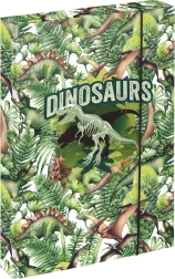 Baagl cartellina per quaderni scolastici A4 Jumbo dinosauro