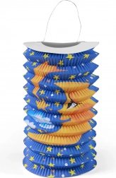 Lanterna di carta con motivo della luna 15 cm