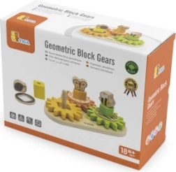 Ordinatore Motorico in Legno con Ingranaggi Viga