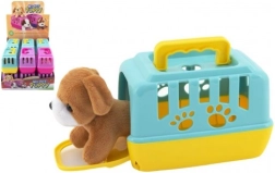 Cagnolino di peluche in box portatile