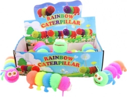 Bruco con luce – giocattolo in gomma lampeggiante