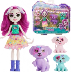 Bambola Enchantimals Dessa Dalmatian con una dolce famiglia di dalmata