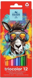 Pastelli triangolari Koh-i-noor Triocolor 12 pz