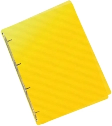 Raccoglitore PP A5 Linee Giallo