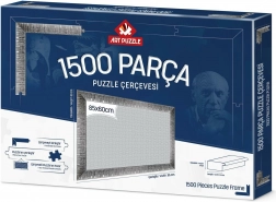 Cornice per puzzle 85x60 cm argentata