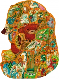 Puzzle sagomato orso 350 pezzi