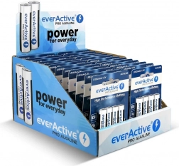 Batterie alcaline AAA (LR03) EVERACTIVE PRO – espositoro da negozio 96 pz