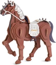 RoboTime puzzle 3D in legno del cavallo da battaglia