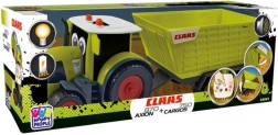 Trattore Claas con rimorchio