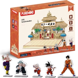 Puremind modello 3D in legno DRAGON BALL Tenkaichi Budokai – puzzle DIY scena