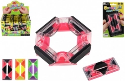 Rompicapo antistress rettangolare con palline, plastica 4 × 8 cm