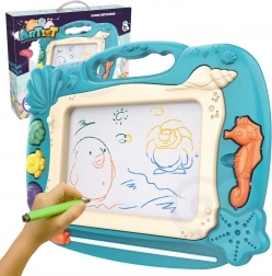 Woopie lavagna magnetica cancellabile con motivo oceanico - verde