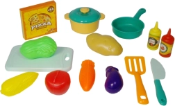 Set colorato di utensili da cucina per bambini