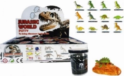 Slime con dinosauri 80 g in barattolo, mix di specie