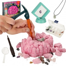 Scavi di gemme – set scientifico per bambini con minerali