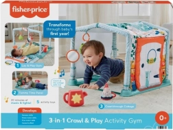 Fisher-Price tappetino gioco 3-in-1 Casetta dell’Esploratore con suoni