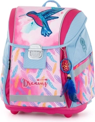 Zaino scolastico Premium Light con motivo del colibrì