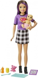 Barbie baby-sitter con bebè e accessori