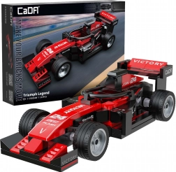 Set di costruzione CaDA auto cittadina rossa Triumph Legend 123 pezzi