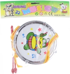 Tamburo per bambini con bacchette e tracolla