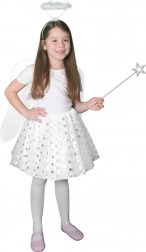 Costume per bambini Angelo con gonna tutu
