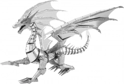 METAL EARTH puzzle 3D Drago argento (ICONX)