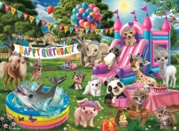 Ravensburger puzzle festa di compleanno animale XXL 100 pezzi