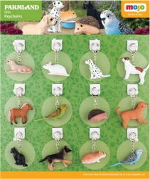 Mojo portachiavi Animali domestici - 36 pezzi