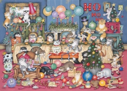 Puzzle Feste dei Gatti 1000 pezzi