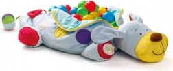 Cane di peluche multifunzionale con palline Niny