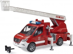 Camion dei pompieri Mercedes-Benz Sprinter con scala per bambini