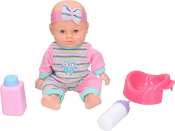 Bambolotto che fa la pipì con suoni 25 cm