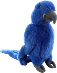 Pappagallo blu di peluche eco-friendly 26 cm