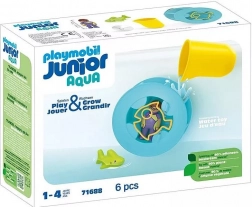 Playmobil Junior Aqua mulino ad acqua con piccolo squalo