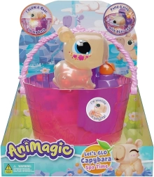 Animagic capibara spa time giocattolo interattivo luminoso per l’acqua