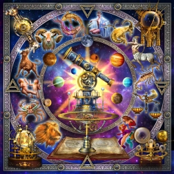 BLUEBIRD puzzle quadrato costellazioni – 1000 pezzi