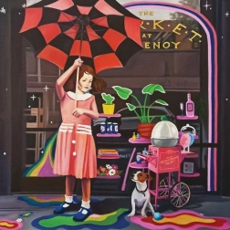 Puzzle magnolia con ombrello 1023 pezzi