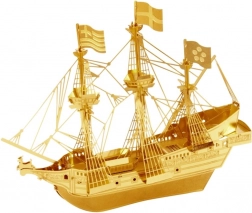Modello 3D in metallo della nave GOLDEN HIND – edizione dorata