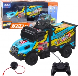 Camion RC verde con telecomando e clacson