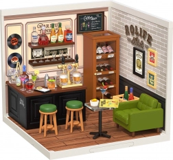 casetta in miniatura Rolife pub Cheers – kit fai-da-te con illuminazione LED