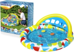 Piscina per bambini BESTWAY Splash & Learn con tetto parasole e forme