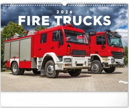 Calendario da parete Veicoli dei pompieri 2026
