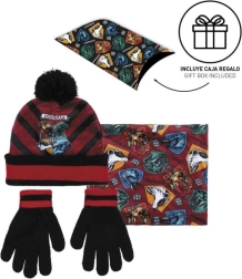 Set invernale Harry Potter – berretto, scaldacollo e guanti per bambini