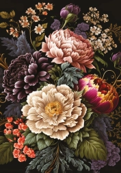 Interdruk Puzzle Peonie in Fiore 500 Pezzi